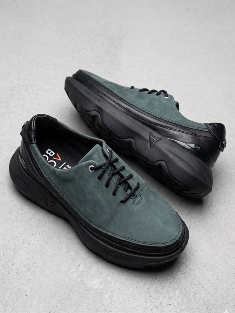 NIB ACBC Modulo 4 Lace Up Low Top Sneakers Zip Off Skin Sz 6.5